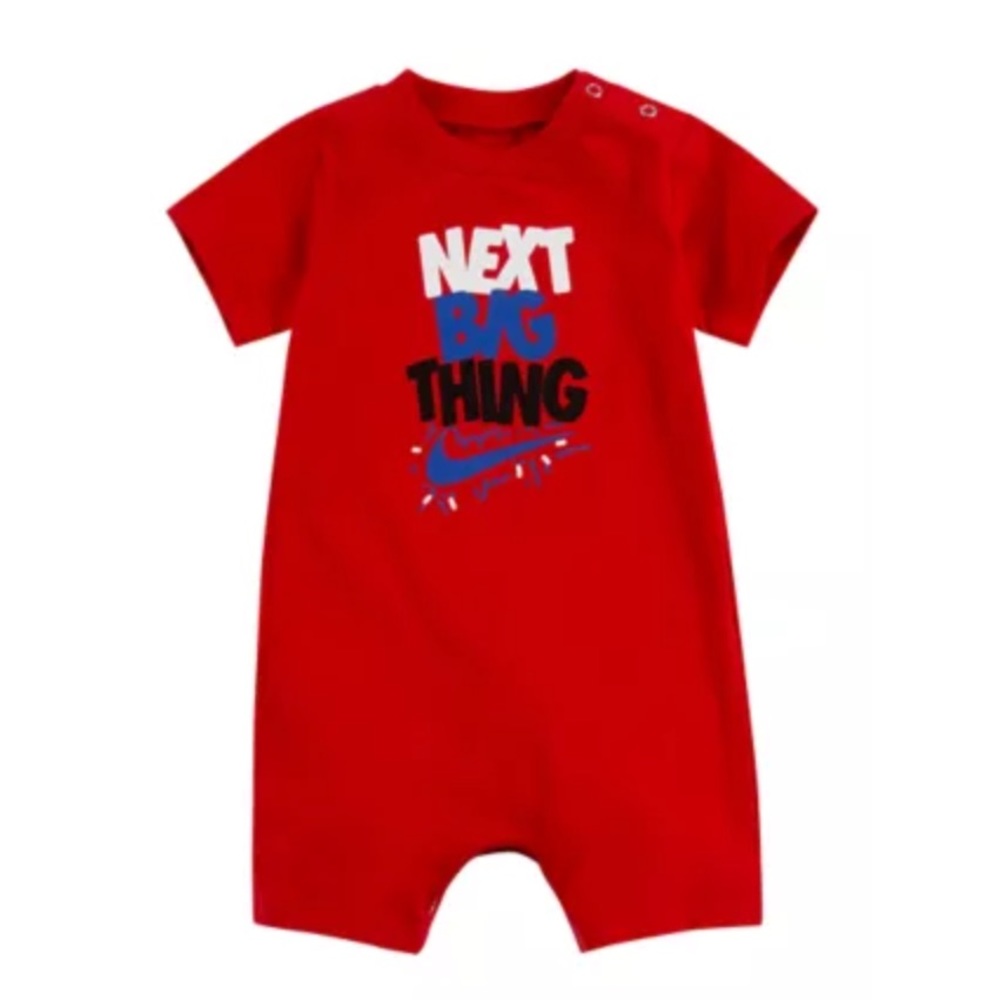Nike Boys next big thing romper red size 24m